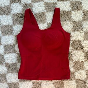 Red Exercise Tanktop